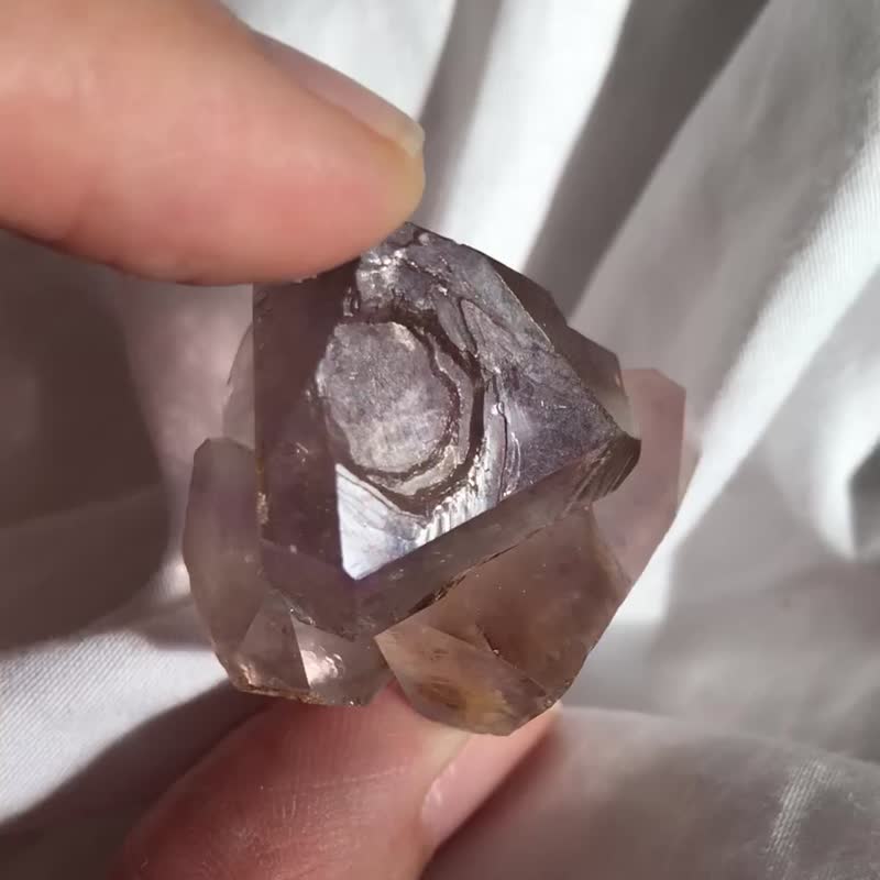 紫晶 紫水晶原石 城堡 骨干水晶 印记 摆件 天然原石 水晶原矿 - 摆饰 - 水晶 紫色