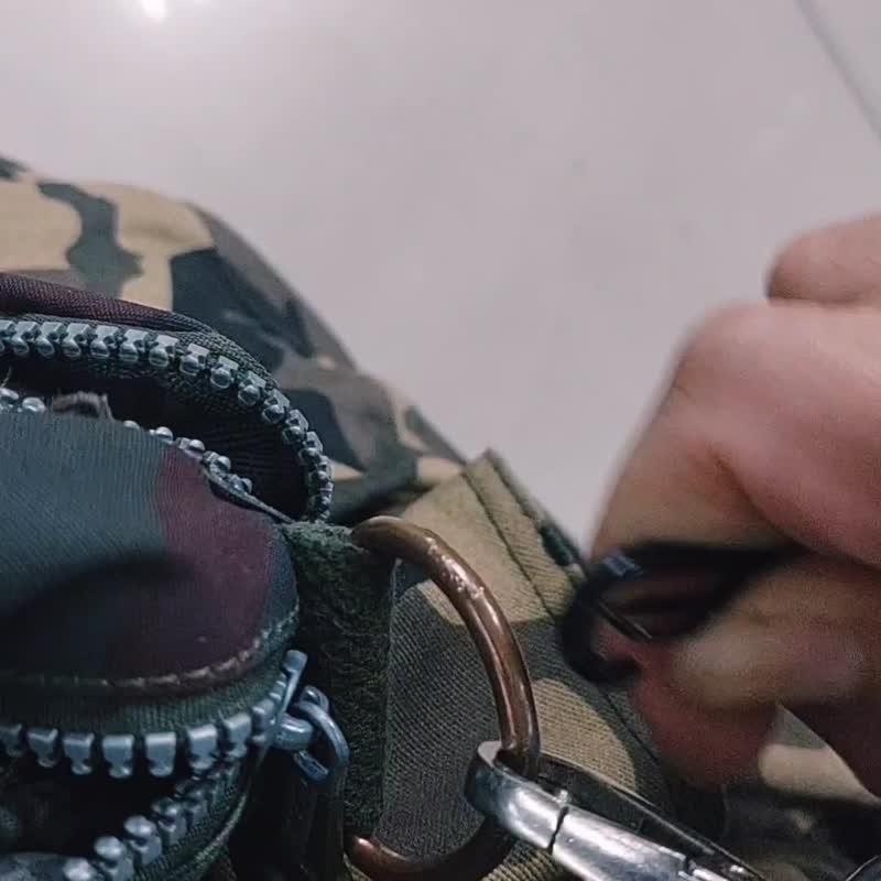 强力 伸缩扣 易拉扣 登山扣 证件套 钥匙圈 背夹  钢绳 悠游卡套 - 露营用品 - 其他材质 