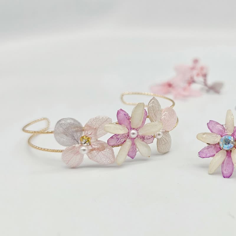 永生花珠宝手链套组-不含灯 手环 树脂 - 金工/饰品 - 其他材质 多色