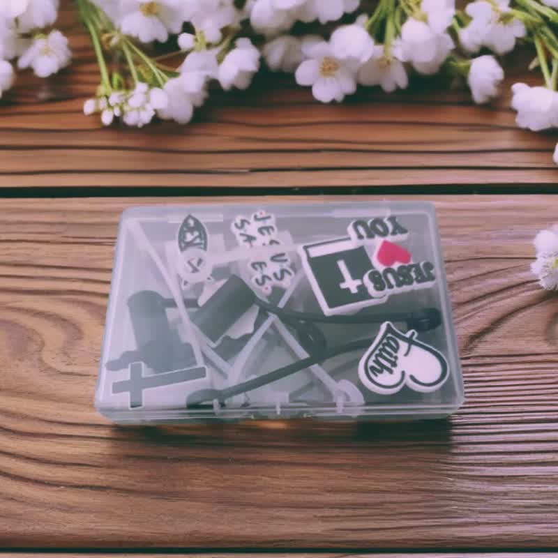 神爱世人福音吸管套(8组一套) - 环保吸管 - 硅胶 