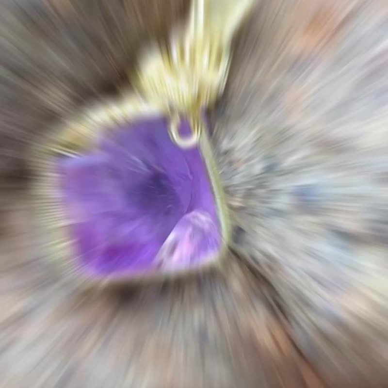 【原石晶簇】薰衣草紫水晶项链 / 可定制挂饰 - 项链 - 水晶 紫色