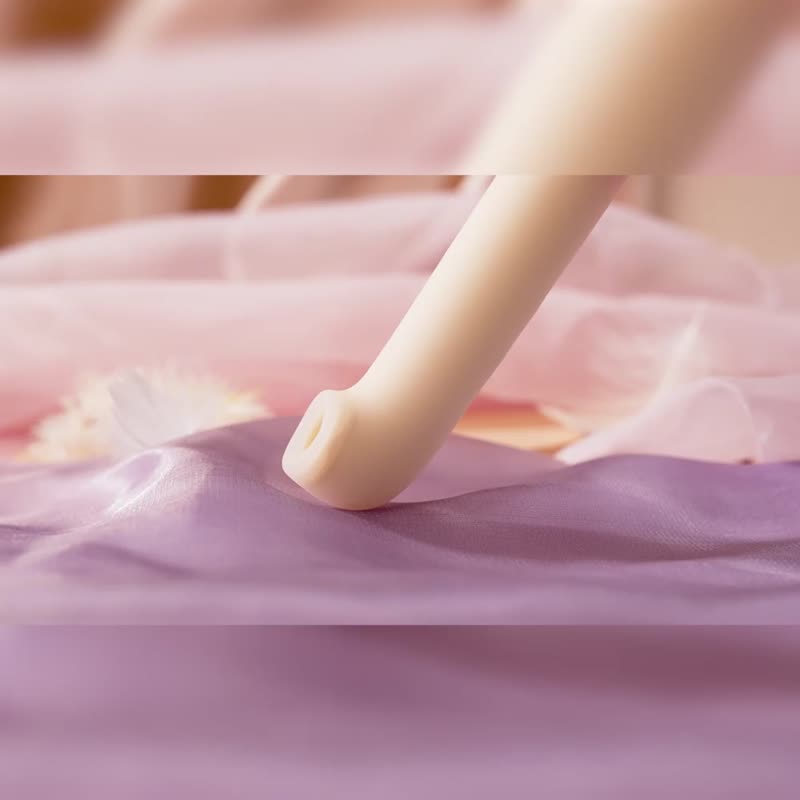 升情【吸啜 + 伸缩 + 震动 + 加温】手机智能遥控 双头按摩棒 - 情趣用品 - 硅胶 多色