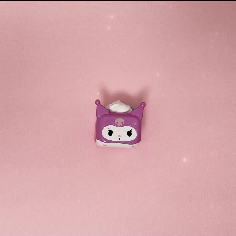 GARMMA Sanrio 三丽鸥家族 甜点系列 迷你豆盒玩公仔 小盒(共3只) - 玩偶/公仔 - 塑料 