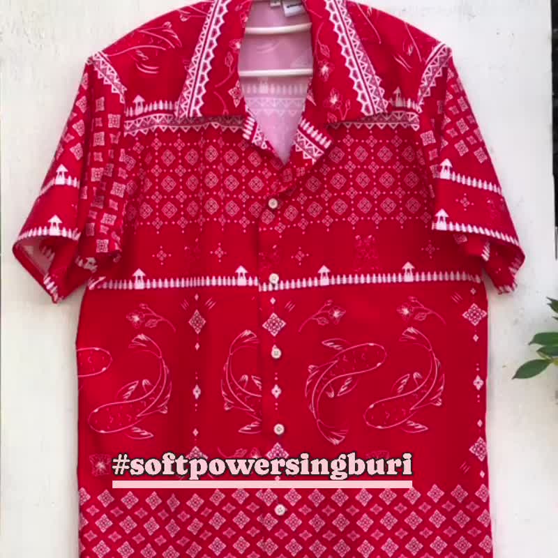 夏威夷衬衫 - 男装衬衫 - 聚酯纤维 黑色