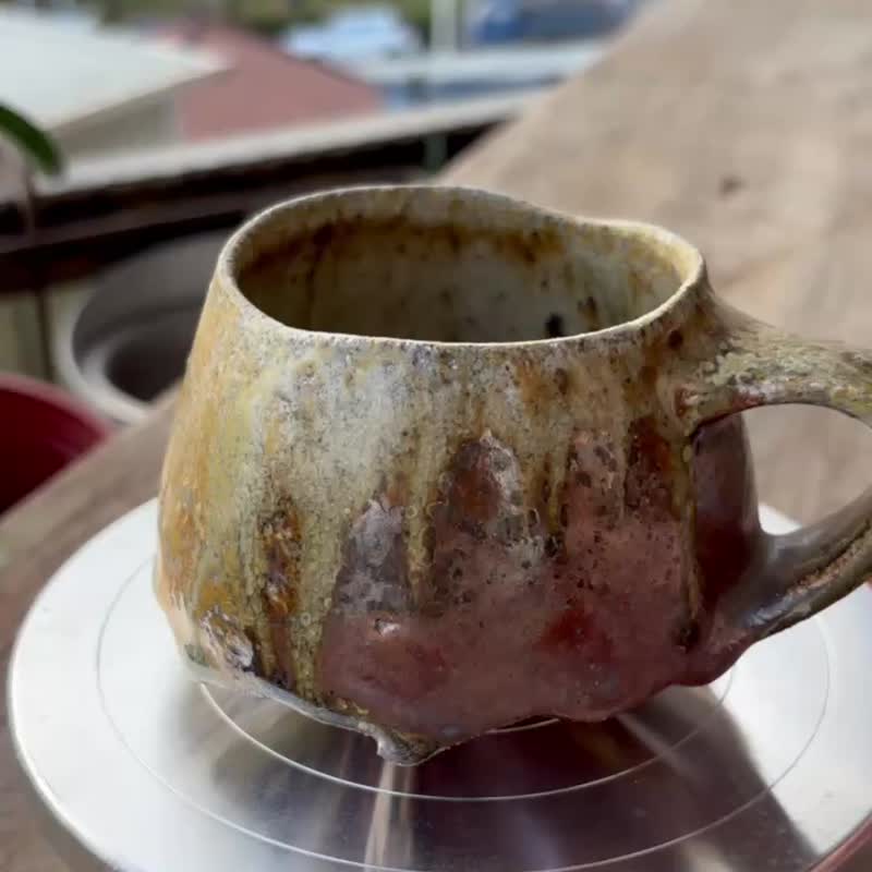 破墨山水 - 咖啡杯/马克杯 - 陶 咖啡色