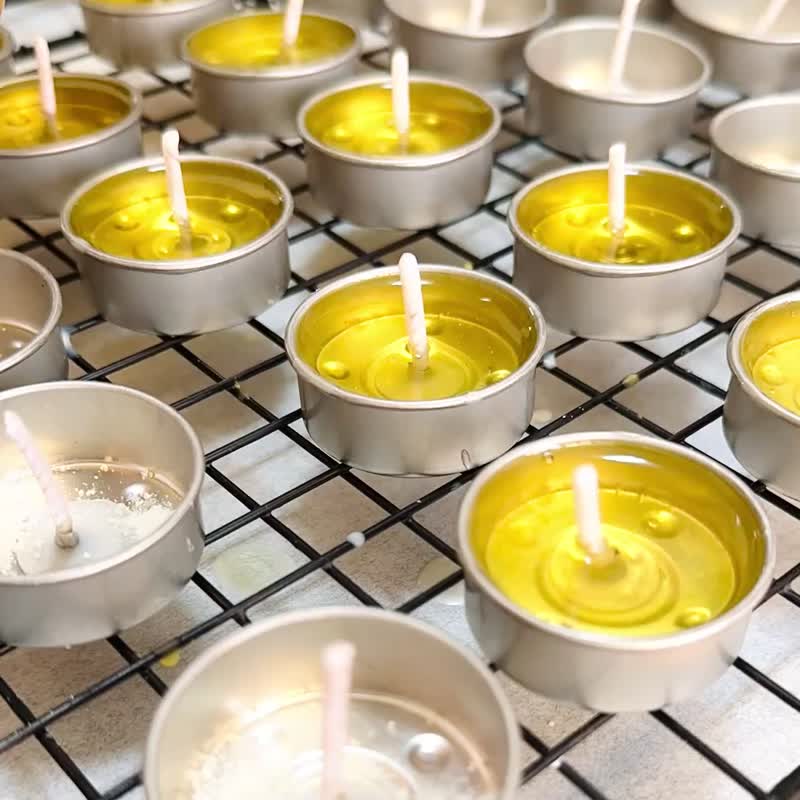【春分限定】春分疗愈烛光套组 - 蜡烛/烛台 - 蜡 白色