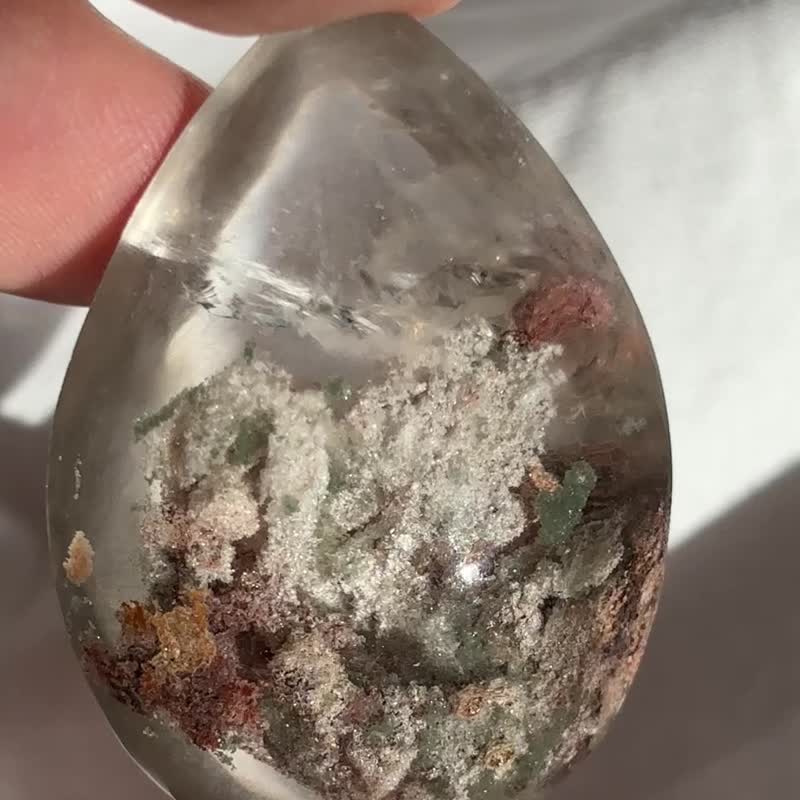 四季幽灵 粉红 绿幽灵 白幽灵 红幽灵 水晶 全包随型 手把玩 - 摆饰 - 水晶 多色