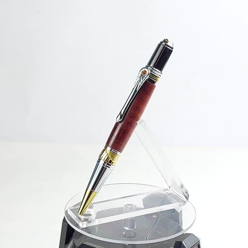非洲紫檀旋转原子笔 /手工原子笔/KOBE手工笔 - 圆珠笔/中性笔 - 木头 咖啡色