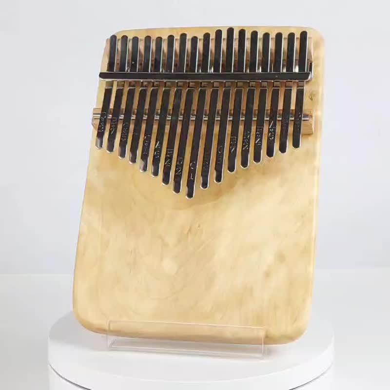 台湾黄杞木(闪光)拇指琴/17音拇指琴/KALIMBA - 吉他/乐器 - 木头 金色