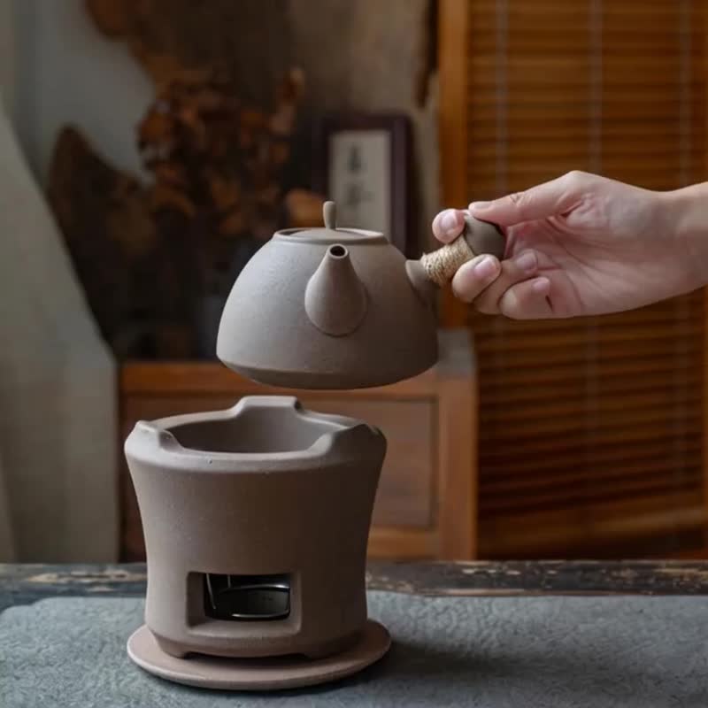 陶作坊│砂铫工夫茶三件组 - 茶具/茶杯 - 陶 