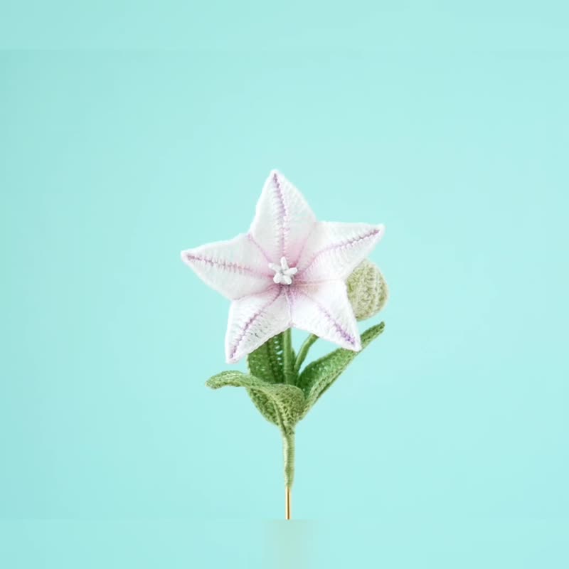 白桔梗别针胸针　花/手工 / 手工编织 / 绣花线 - 胸针 - 绣线 白色