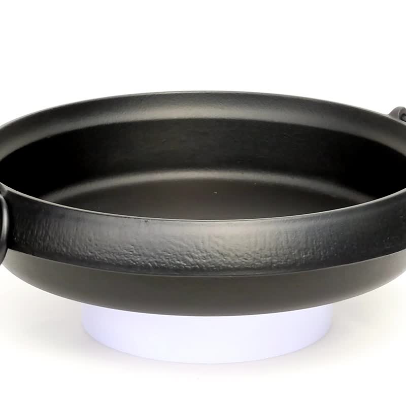 岩铸 南部铁器 铁锅 寿喜烧锅 美丽的铁质肌 21cm IH 对应 日本制 - 锅具/烤盘 - 其他金属 黑色