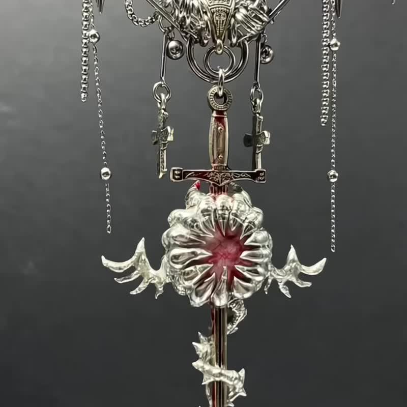 眼球双翼刃项链 - 项链 - 其他材质 