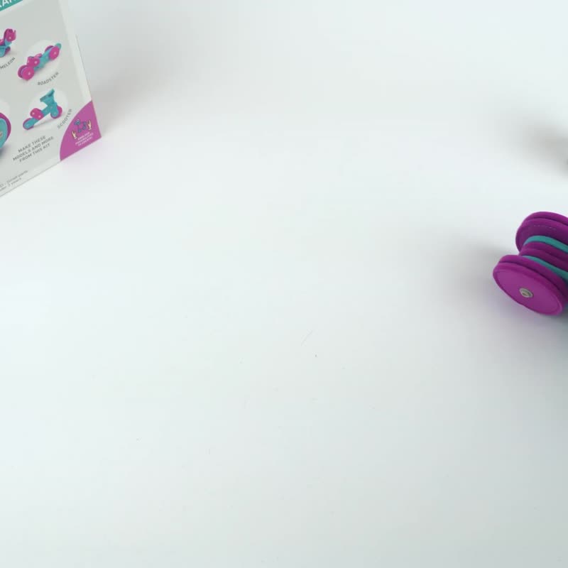 KNOP KNOP 毛毡积木玩具 Race Car 赛车组(可水洗) - 玩具/玩偶 - 羊毛 多色