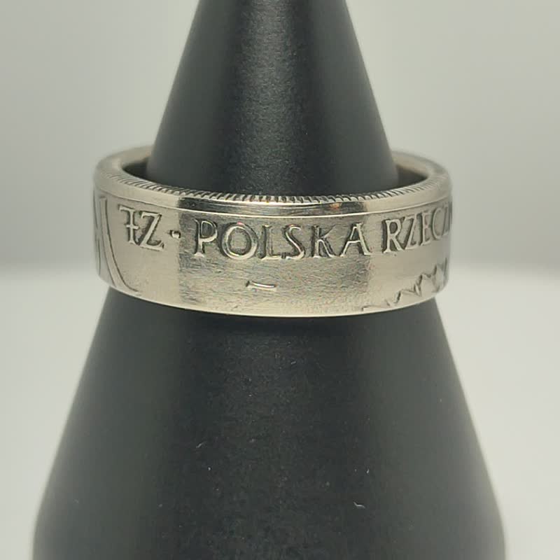 Poland Coin Ring 10 zloty 1975 coin rings for men coin rings for women - 戒指 - 其他金属 