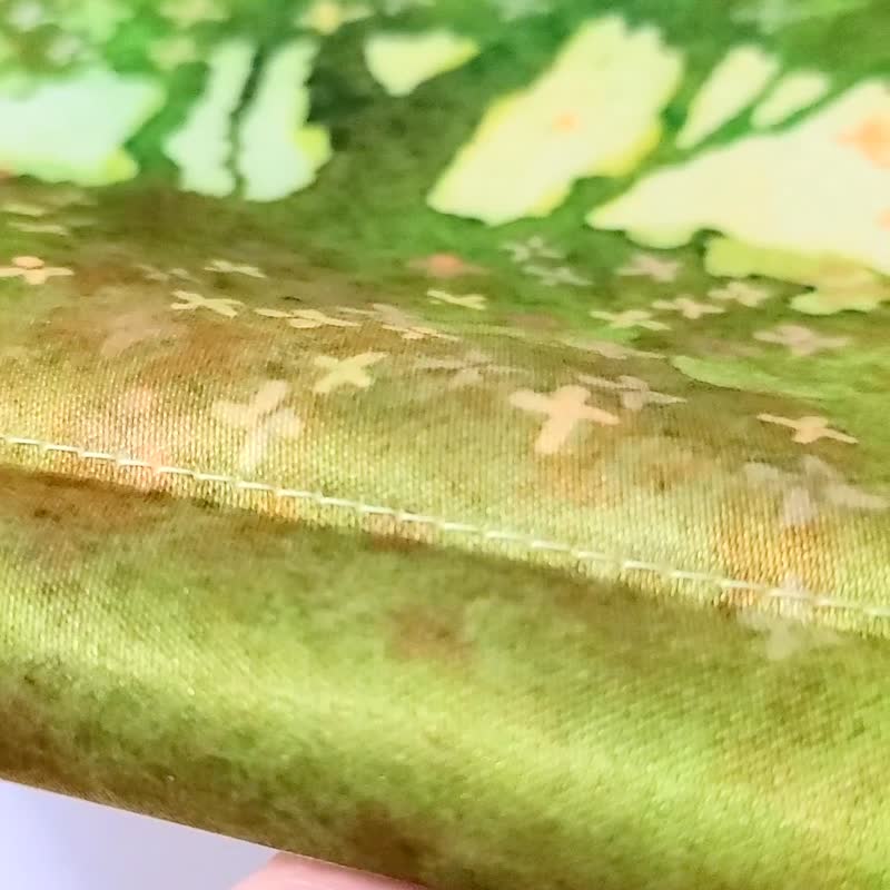 【桂花染成的天空/B2挂毯】室内艺术印刷水彩画桂花桂花风景墙装饰雀礼物 - 墙贴/壁贴 - 聚酯纤维 橘色