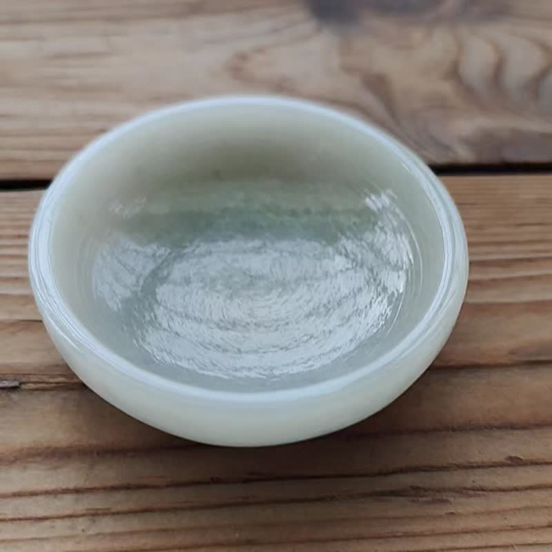 【亲翠】天然翡翠 冰睛老种料聚宝盆可收集小翡物或放元宝水晶B款 - 摆饰 - 玉石 多色