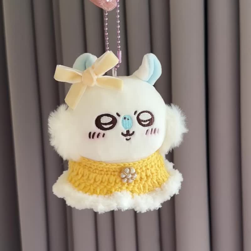 新春拜年服(黄) | 娃衣 吉伊卡哇 ちいかわ Chiikawa 10cm适用 - 玩偶/公仔 - 棉 黄色