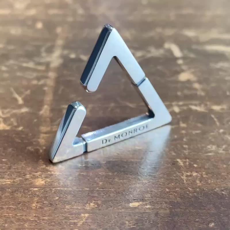 银 925 耳骨夹 / 男款 / 单耳 / 简约 / 包邮 / 银饰 / 男友礼物 / 日本制造 / ec09 - 耳环/耳夹 - 纯银 