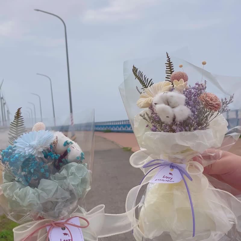 毕业来点—梦想天空 x 不凋干燥花花束 - 干燥花/捧花 - 其他人造纤维 