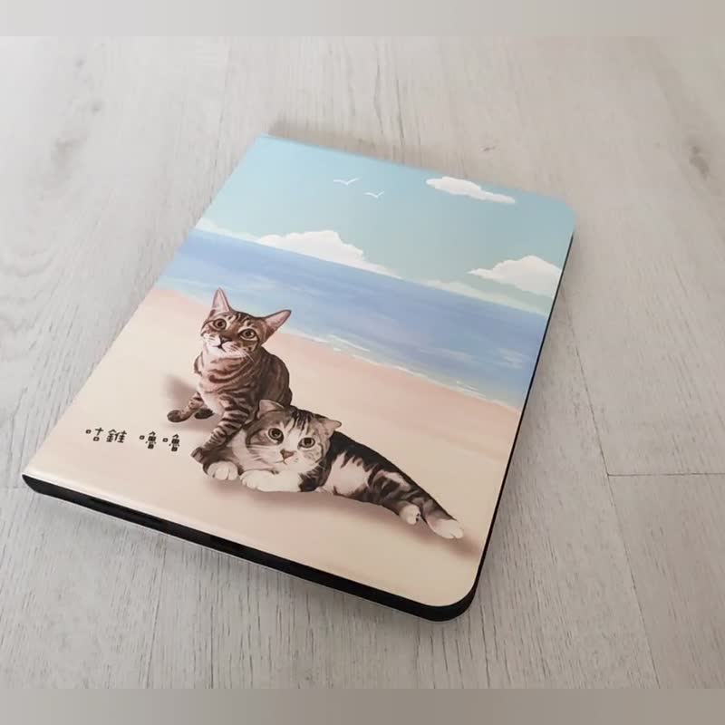 定制绘画小狗猫咪兔子Pad 保护套11代 Pro Air 7 6  mini 7 A17 - 平板/电脑保护壳 - 塑料 多色