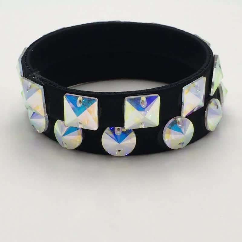 1 件舞厅水钻手链舞蹈手链肚皮舞手链 - 手链/手环 - 玻璃 