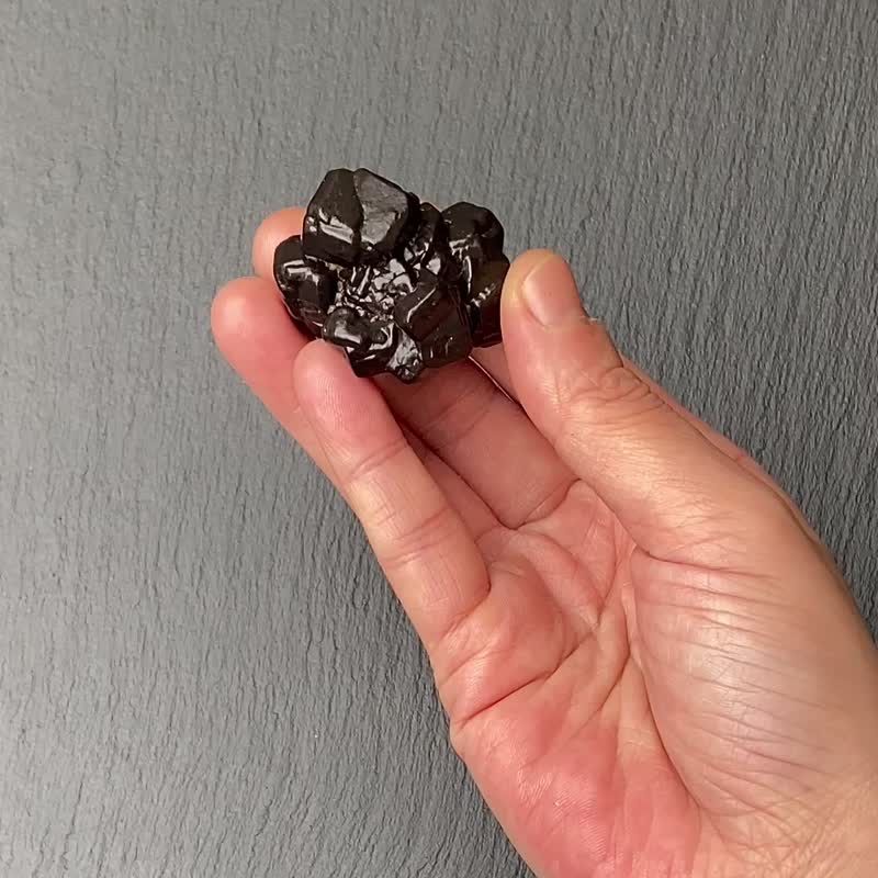 能量原石-精选天然几何埃及预言石摆件 上帝沟通石 天机石 - 摆饰 - 石头 咖啡色