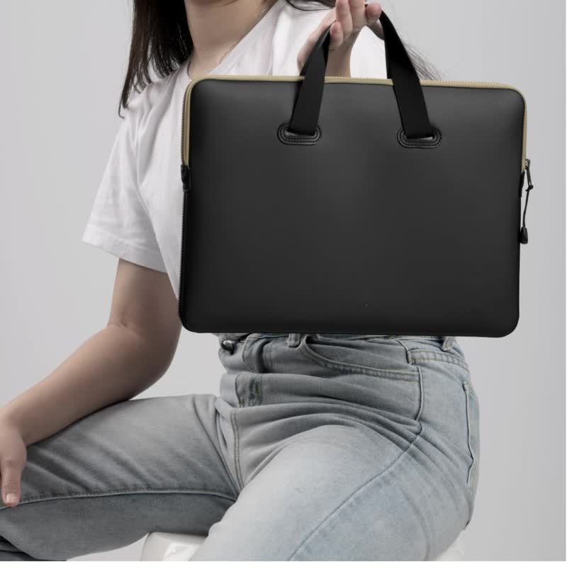 笔电包 电脑包 手提笔电袋 内胆包 防水平板包 mac14寸拉链笔电包 - 电脑包 - 橡胶 多色