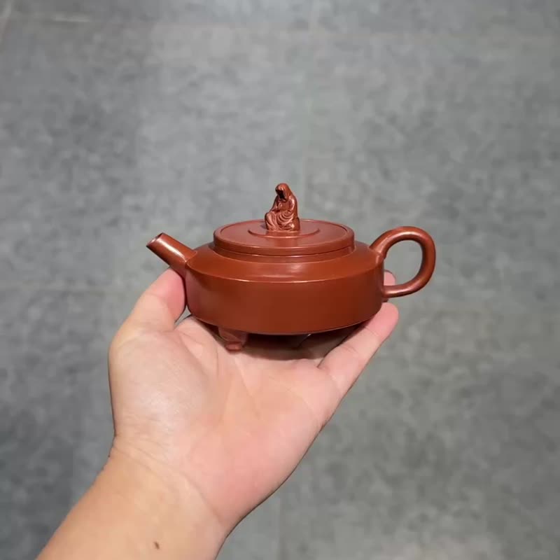 无相 全手工 容量120cc 家藏朱泥紫砂之美设计为上引入无相佛元素 - 茶具/茶杯 - 陶 