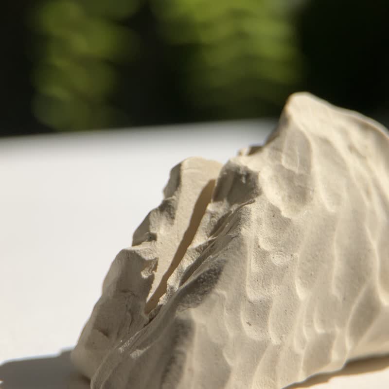 Wendyyu【小山座】08 卡片/名片座 陶瓷 扩香道具 装饰 圣诞礼物 - 名片架/名片座 - 陶 