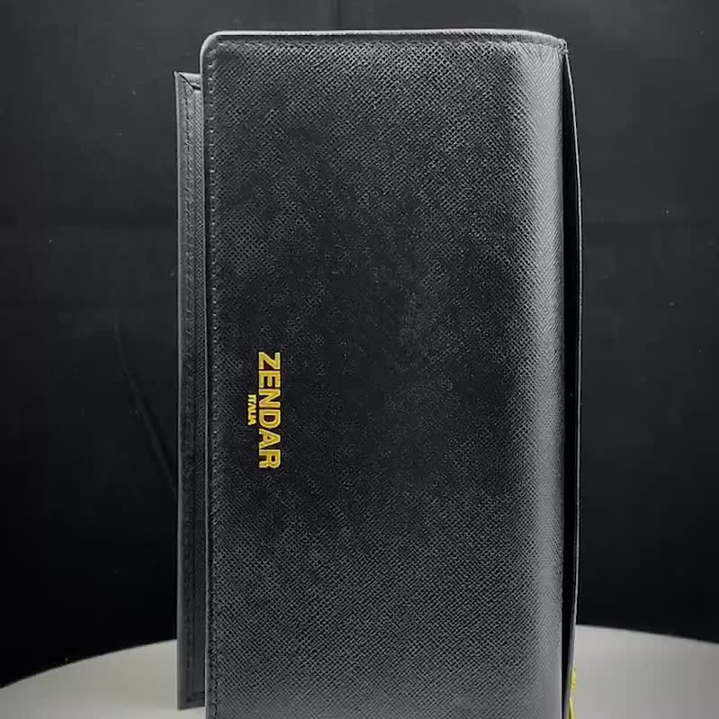 ZENDAR 限量1折 顶级小牛皮三折长夹 全新专柜展示品 - 皮夹/钱包 - 真皮 