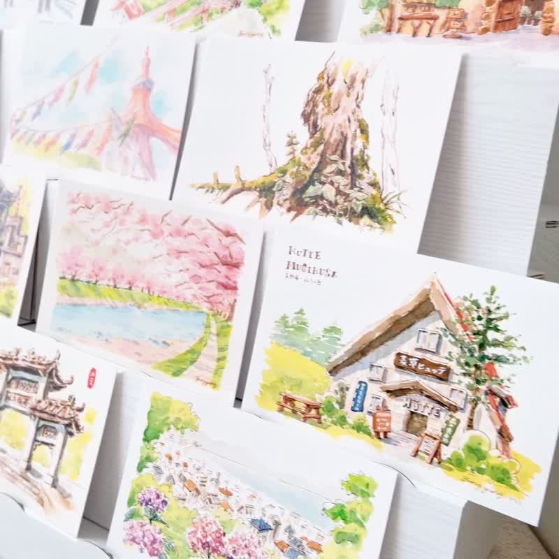 全馆明信片买四送一 任选设计 - 卡片/明信片 - 纸 