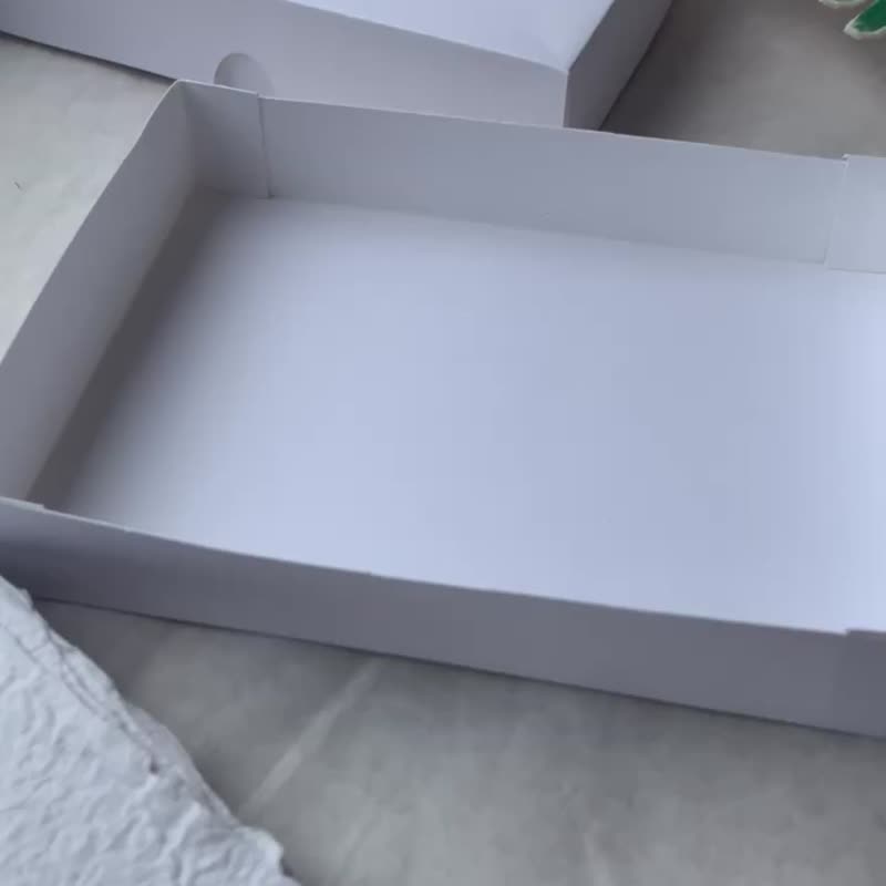 盒装十入小卡 - 卡片/明信片 - 纸 白色