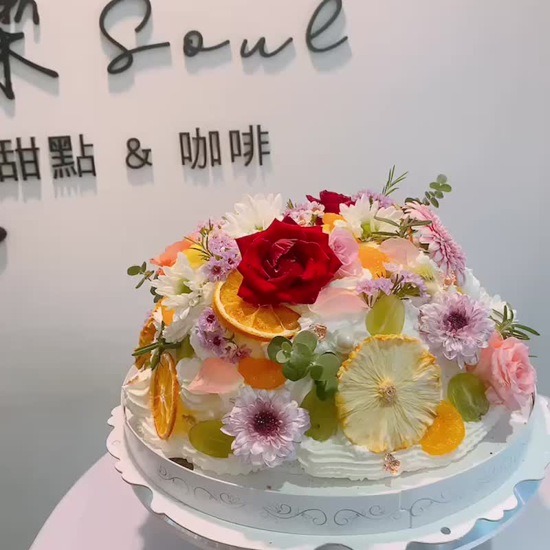 春暖花开 花艺蛋糕 生日蛋糕 蛋糕 甜点 铄甜点 情人节 - 蛋糕/甜点 - 新鲜食材 