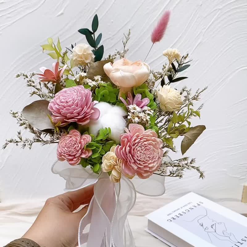 桦坊/结婚捧花/干燥花捧花/索拉花捧花/小捧花 - 干燥花/捧花 - 植物．花 