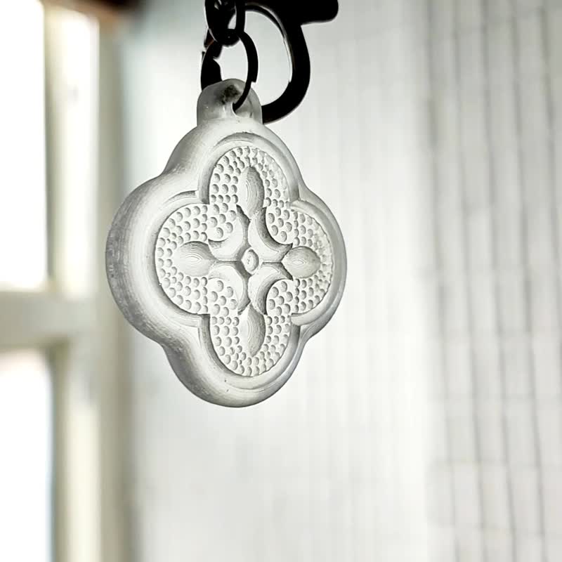 海棠花单花钥匙圈 | 窗花的美好MIT - 钥匙链/钥匙包 - 其他材质 