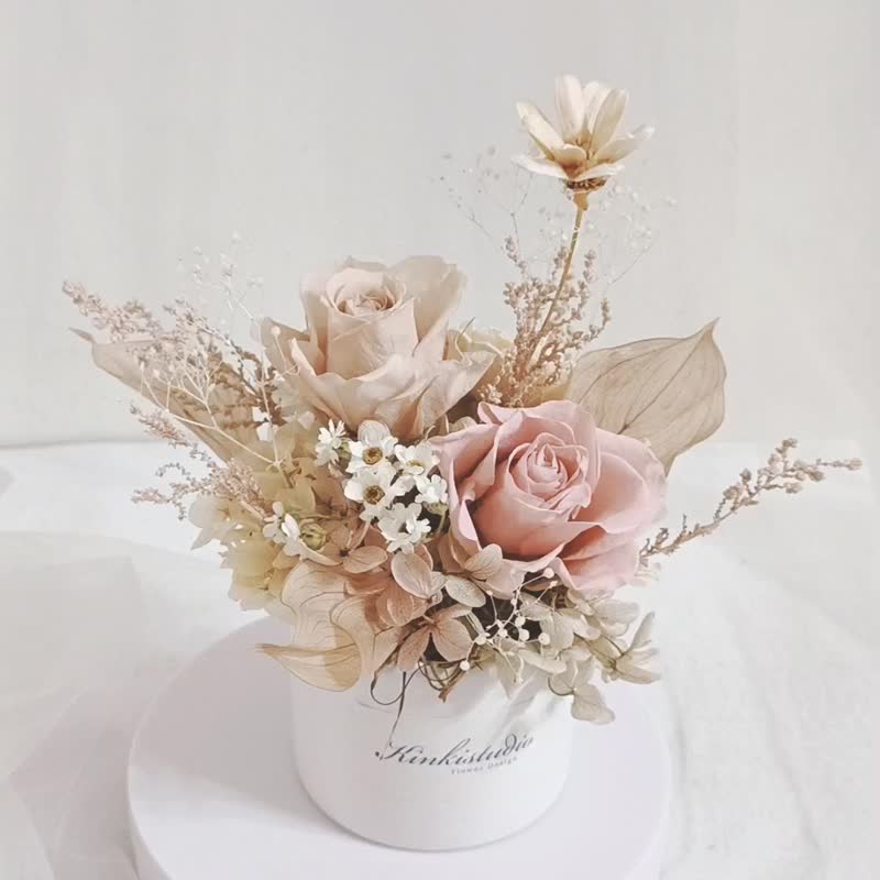 プリザーブドフラワーバラブーケ(植物を原料とした加工品) - 干燥花/捧花 - 植物．花 多色