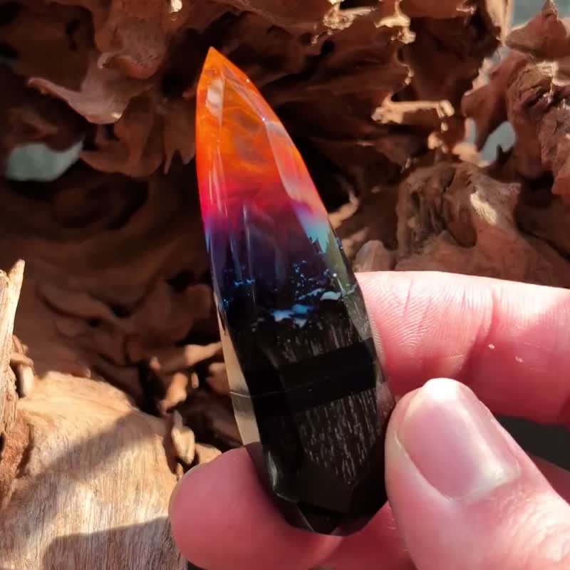 3.1 U 盘 Aurora Borealis Glow in the Dark 刻字 U 盘 3.0 USB - U盘 - 木头 红色