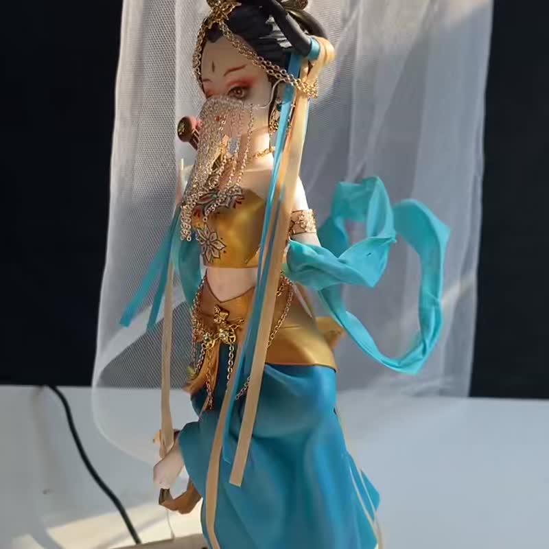 敦煌风粘土手办摆件中国非遗手工艺文创礼品装饰工艺品娃娃手办 - 摆饰 - 粘土 