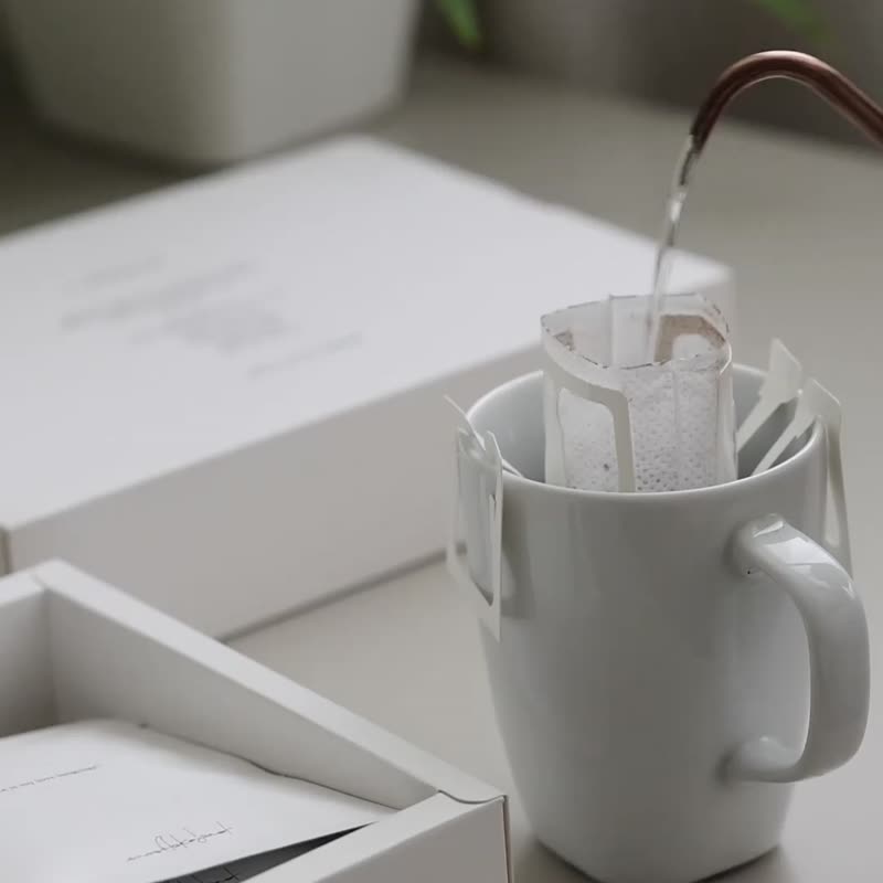 coffee is my love language coffee drip bag box set - 咖啡 - 纸 白色