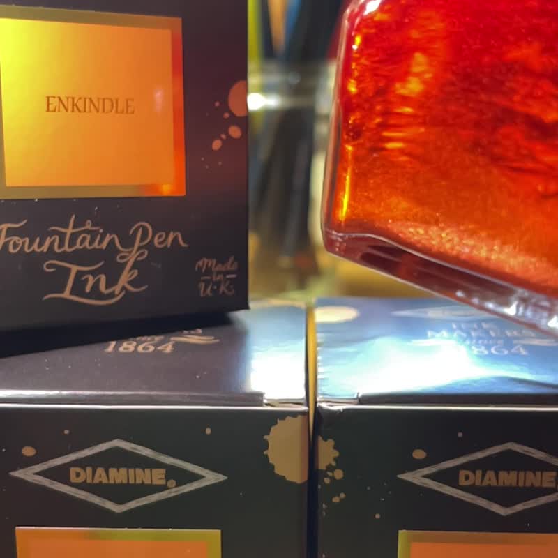 英国Diamine 香港限定墨水 Enkindle - 墨水 - 颜料 橘色