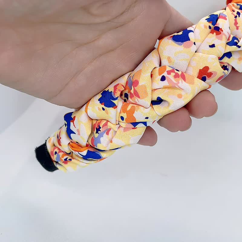 手工塑形减压发箍 -NG夏至 - 发带/发箍 - 聚酯纤维 