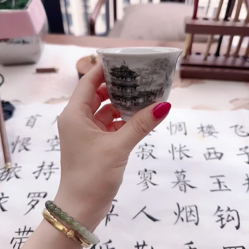 天然和田玉手串手链玉石素圈手串礼盒装 - 手链/手环 - 玉石 绿色