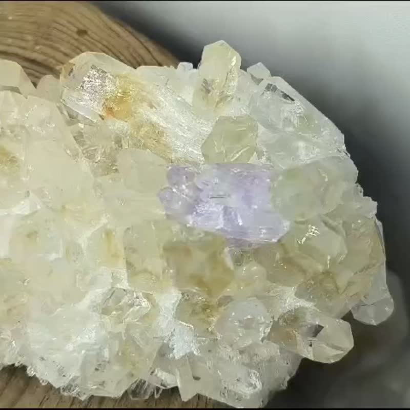 四川金口河天然水晶簇|白水晶|紫水晶|净化天然|消磁石 - 摆饰 - 水晶 