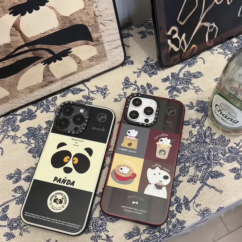 【隐藏式磁吸】Mood 铝合金按键全磨砂防摔防刮iPhone16pro-16pm - 手机壳/手机套 - 塑料 黑色
