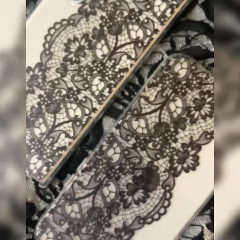 颂春花园(黑) 恋法蕾丝系列 防摔手机壳 CSBO15 - 手机壳/手机套 - 硅胶 多色