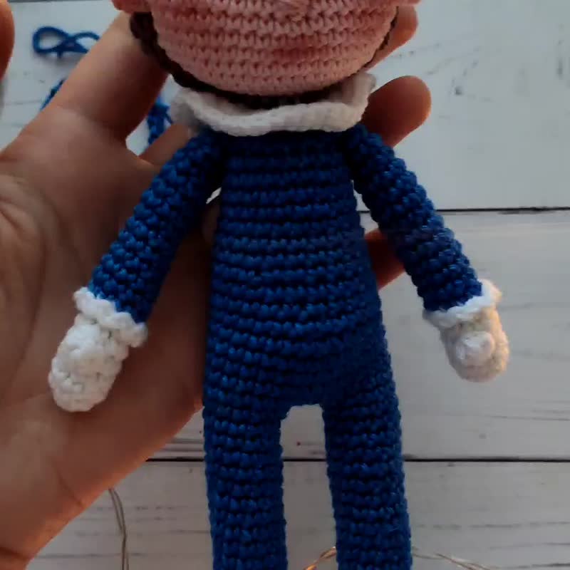 Christmas Elf doll 圣诞精灵娃娃 Buddy Elf Amigurumi Elf - 玩偶/公仔 - 棉．麻 红色