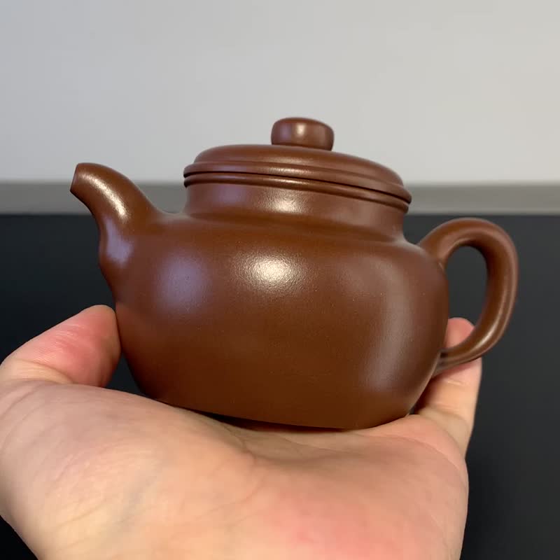 大蕴德钟 紫泥 点搪 220cc 优质紫泥制作 做工精细耐看器型 - 茶具/茶杯 - 陶 灰色