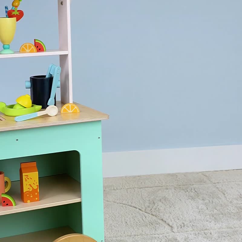 鲜果特调饮料吧 - 玩具/玩偶 - 木头 多色