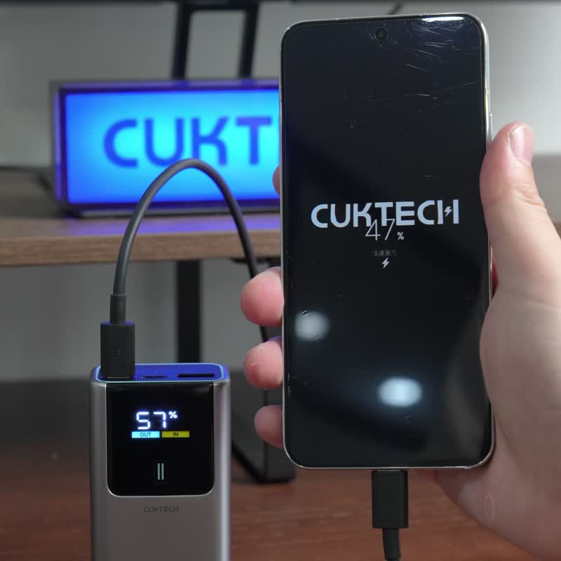 CCC认证 CUKTECH 酷态科 PB1055 10号MINI 行动电源 10000mAh-55W - 充电宝/传输线 - 其他材质 银色